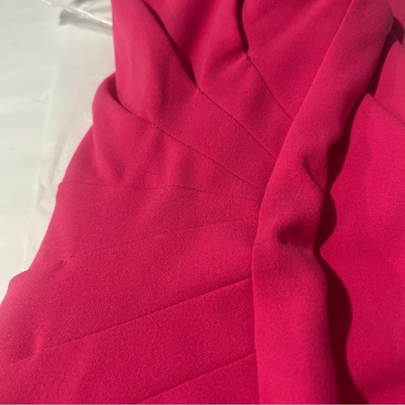 NOOKIE Cherish Paris Hot Pink Strapless Front Slit Maxi Gown Dress Size … - Picture 9 of 9